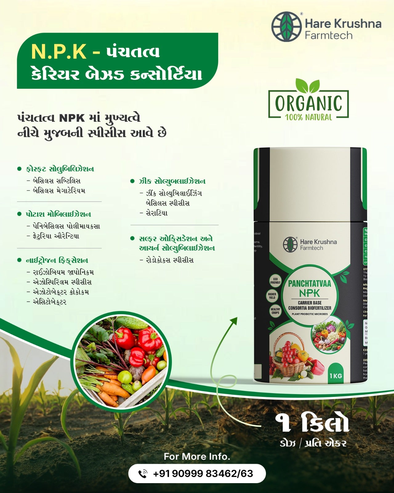 Panchatattva NPK – Bio Fertilizer for Balanced Plant Nutrition & Soil Health